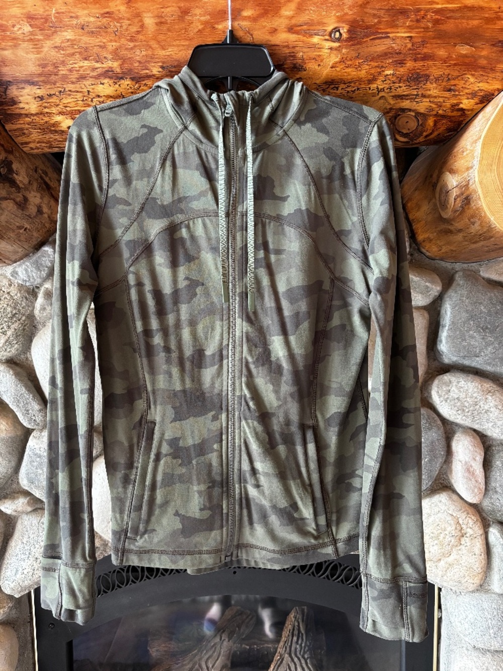 Lululemon Hooded Define Jacket *Nulu, Heritage 365 Camo Green
